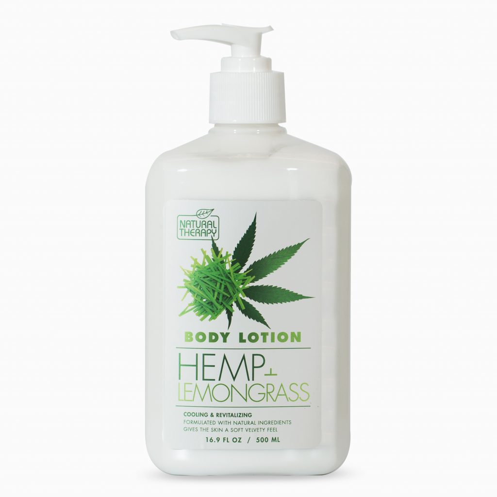 Hemp & Lemongrass Body Lotion Natural Therapy Cosmetics
