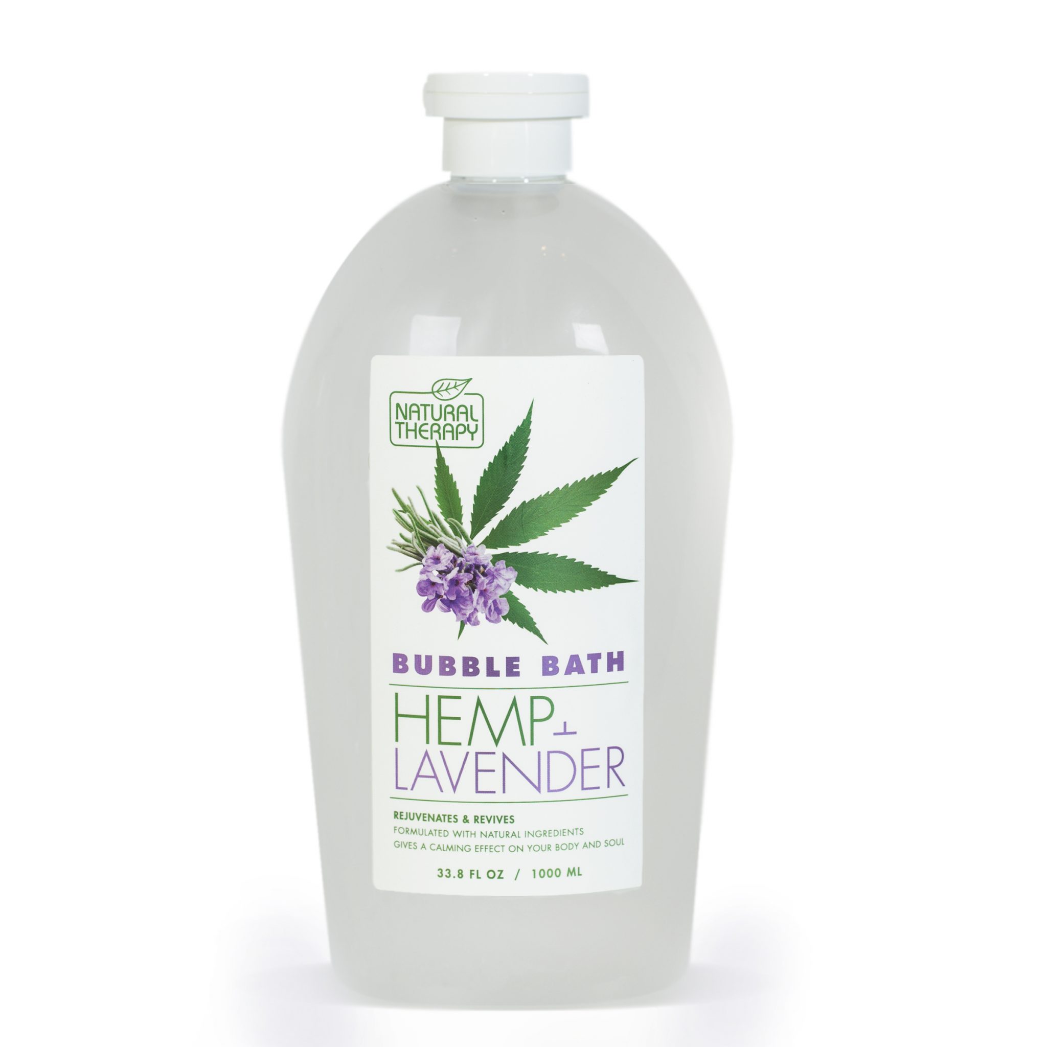 Hemp & Lavender Bubble Bath Natural Therapy Cosmetics
