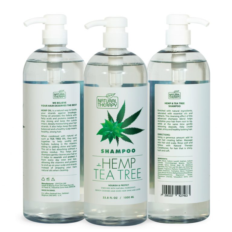Hemp & Tea Tree Shampoo Natural Therapy Cosmetics