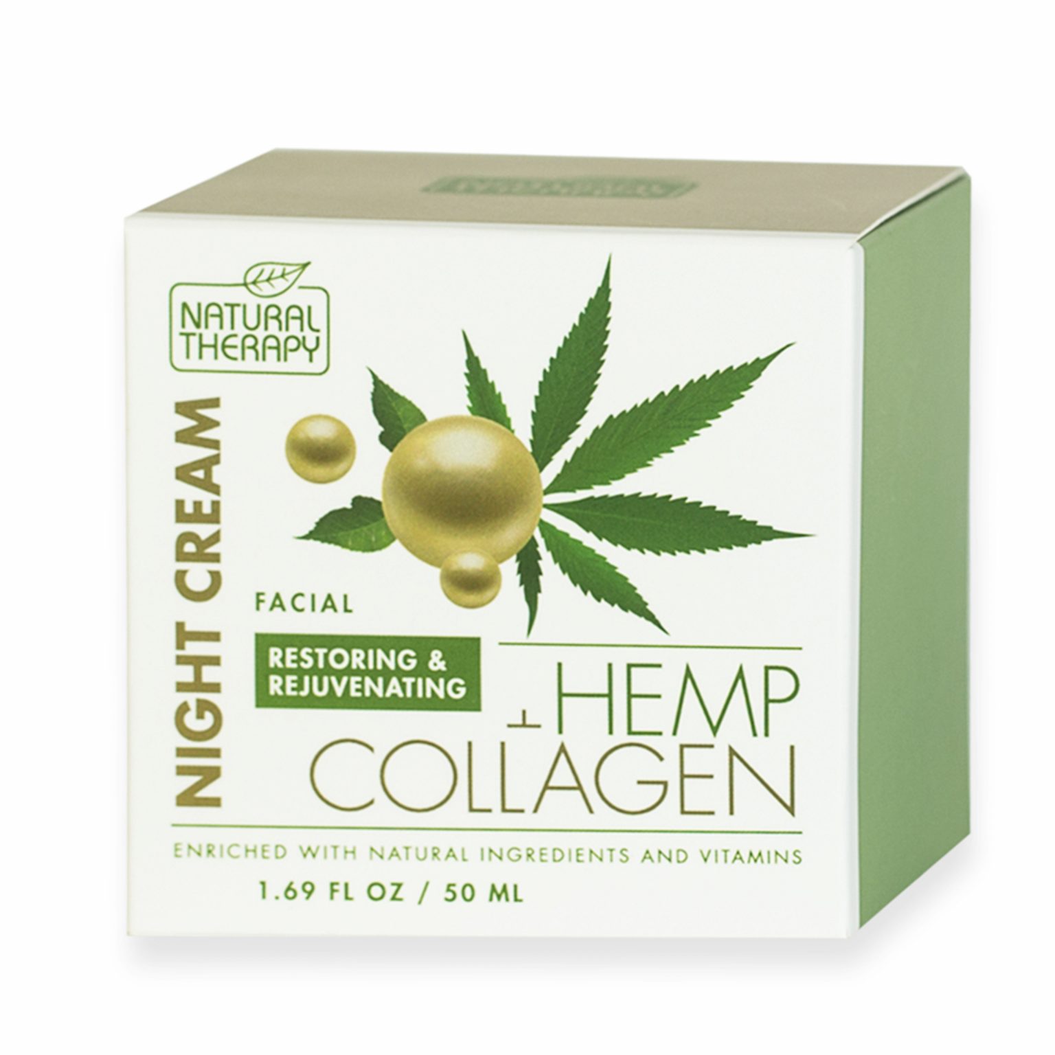 Hemp & Collagen Night Cream Natural Therapy Cosmetics
