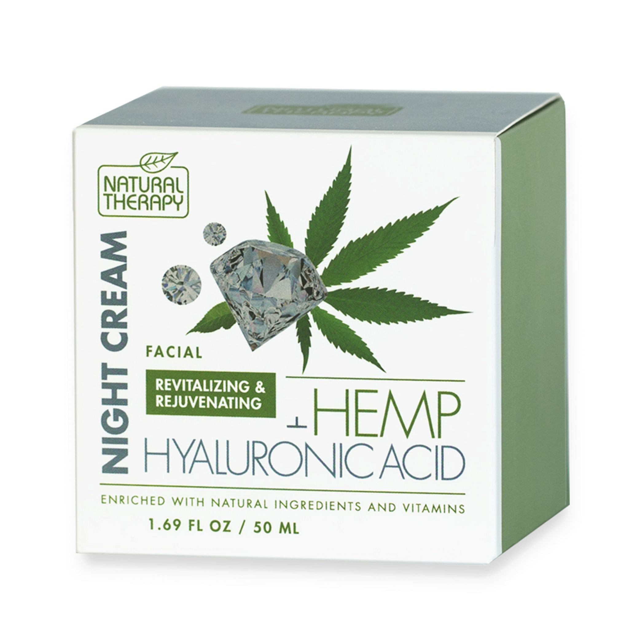 Hemp & Hyaluronic Acid Night Cream Natural Therapy Cosmetics