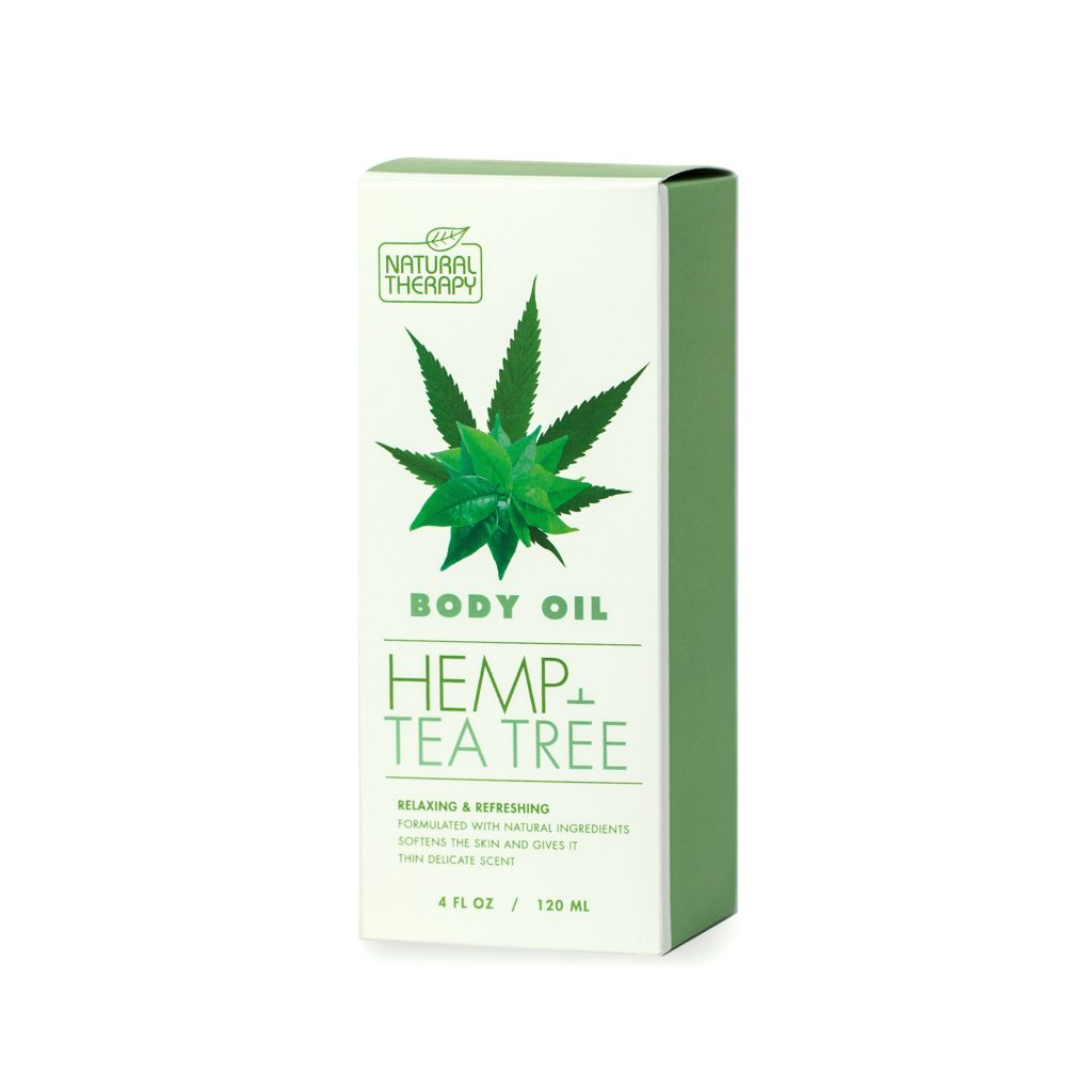 Hemp & Tea Tree Body Oil Natural Therapy Cosmetics