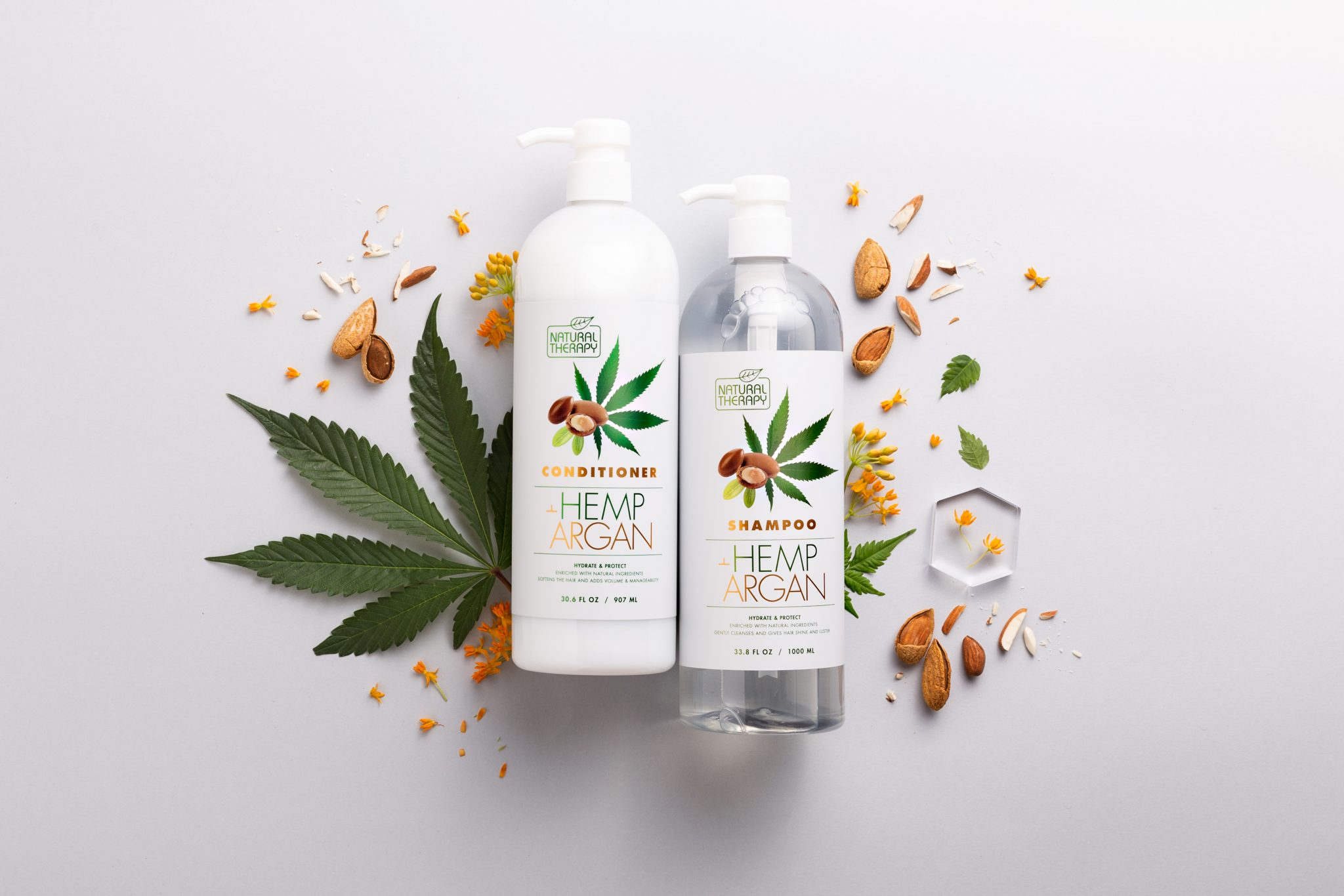 Hemp & Argan Shampoo Natural Therapy Cosmetics